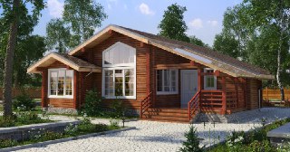 Строительство домов из двойного бруса под ключ Новосибирск цены от 12525 руб.