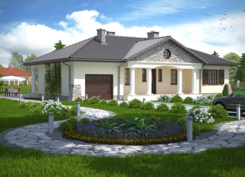 № 1073 Купить Проект дома Лидвинов. Закажите готовый проект № 1073 в Новосибирске, цена 47016 руб.