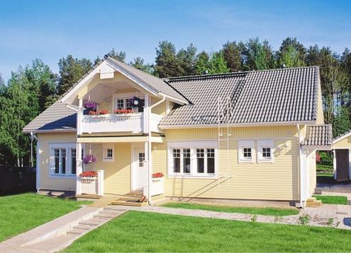 № 1181 Купить Проект дома Котикартано 111-165. Закажите готовый проект № 1181 в Новосибирске, цена 39960 руб.