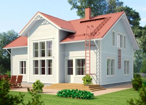 № 1212 Купить Проект дома Ностальгия 156. Закажите готовый проект № 1212 в Новосибирске, цена 56160 руб.