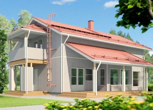 № 1217 Купить Проект дома Ратихера 162. Закажите готовый проект № 1217 в Новосибирске, цена 58320 руб.
