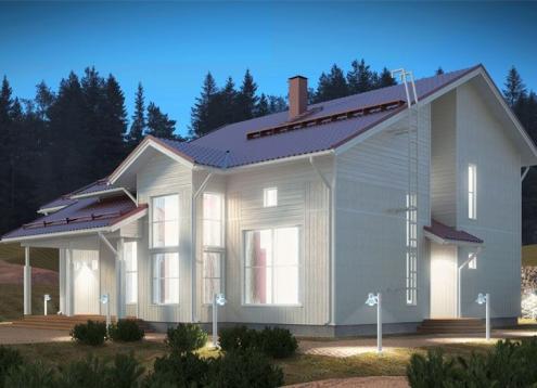 № 1251 Купить Проект дома Ратихера 209. Закажите готовый проект № 1251 в Новосибирске, цена 75240 руб.