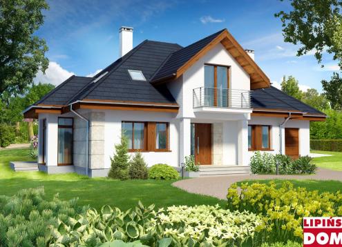 № 1359 Купить Проект дома Дижонский 2. Закажите готовый проект № 1359 в Новосибирске, цена 56844 руб.