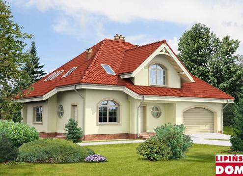 № 1453 Купить Проект дома Флоренс. Закажите готовый проект № 1453 в Новосибирске, цена 58169 руб.