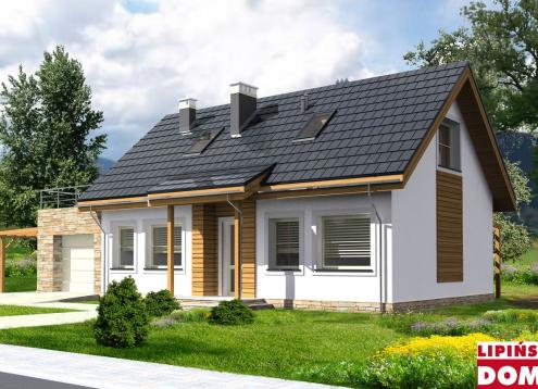 № 1535 Купить Проект дома Леон 2. Закажите готовый проект № 1535 в Новосибирске, цена 37361 руб.