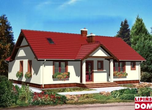 № 1548 Купить Проект дома Баден. Закажите готовый проект № 1548 в Новосибирске, цена 41962 руб.