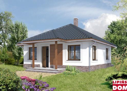 № 1556 Купить Проект дома Роузвиль. Закажите готовый проект № 1556 в Новосибирске, цена 18400 руб.