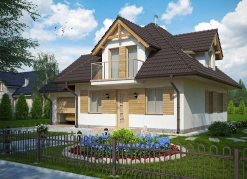 № 1563 Купить Проект дома Барт. Закажите готовый проект № 1563 в Новосибирске, цена 41508 руб.