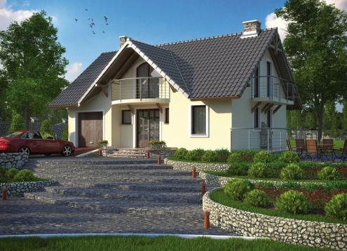 № 1571 Купить Проект дома Садогора. Закажите готовый проект № 1571 в Новосибирске, цена 41796 руб.