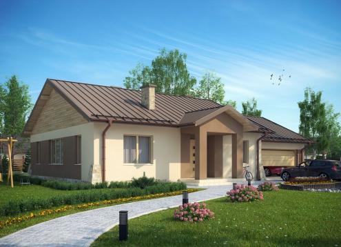 № 1582 Купить Проект дома Родостово Джи. Закажите готовый проект № 1582 в Новосибирске, цена 57780 руб.