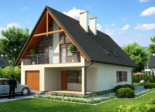 № 1591 Купить Проект дома Потазники. Закажите готовый проект № 1591 в Новосибирске, цена 50040 руб.