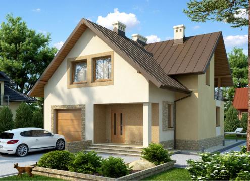 № 1596 Купить Проект дома Дирак. Закажите готовый проект № 1596 в Новосибирске, цена 0 руб.