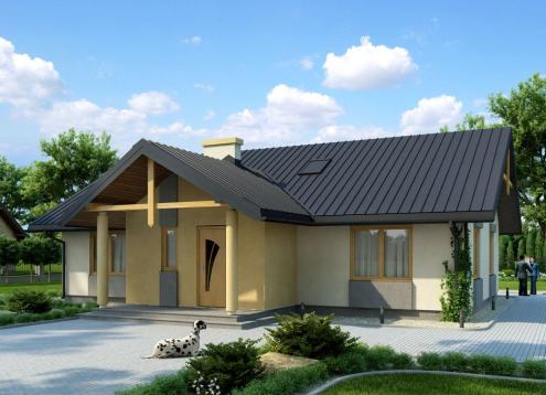 № 1605 Купить Проект дома Злоценец. Закажите готовый проект № 1605 в Новосибирске, цена 41292 руб.