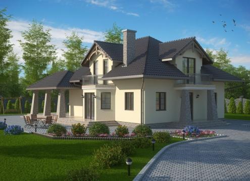 № 1617 Купить Проект дома Бабимост. Закажите готовый проект № 1617 в Новосибирске, цена 62316 руб.