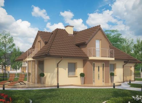 № 1622 Купить Проект дома Синезин. Закажите готовый проект № 1622 в Новосибирске, цена 40788 руб.