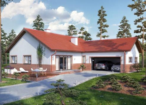 № 1631 Купить Проект дома Сосновика 2. Закажите готовый проект № 1631 в Новосибирске, цена 56700 руб.