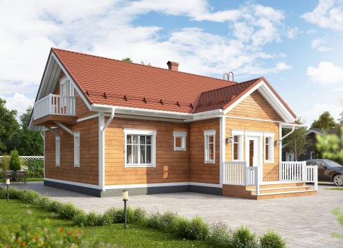 № 1673 Купить Проект дома Ателикоти 2-103А. Закажите готовый проект № 1673 в Новосибирске, цена 52920 руб.