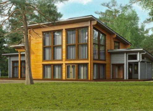 № 1730 Купить Проект дома ЕЛШ  - 261. Закажите готовый проект № 1730 в Новосибирске, цена 73800 руб.