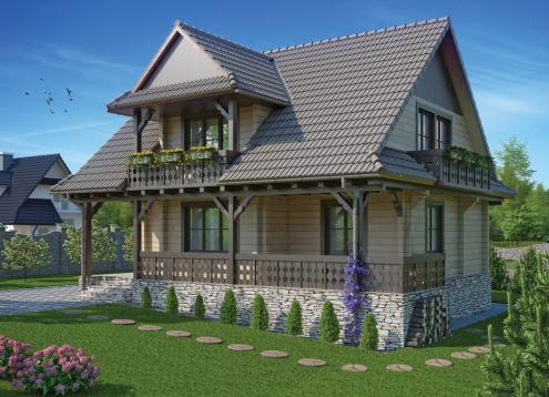 № 1798 Купить Проект дома Элвис. Закажите готовый проект № 1798 в Новосибирске, цена 42948 руб.
