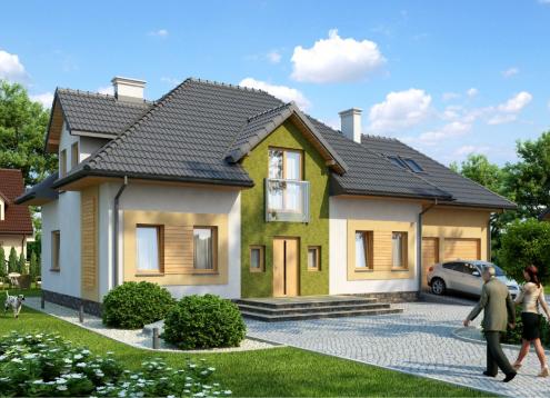 № 1820 Купить Проект дома Астра-2. Закажите готовый проект № 1820 в Новосибирске, цена 59256 руб.