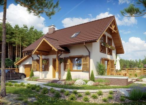 № 1826 Купить Проект дома Нарина. Закажите готовый проект № 1826 в Новосибирске, цена 31154 руб.