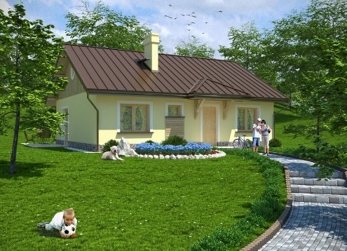№ 1847 Проект дома Поладио. Закажите готовый проект № 1847 в Новосибирске, цена 27788 руб.